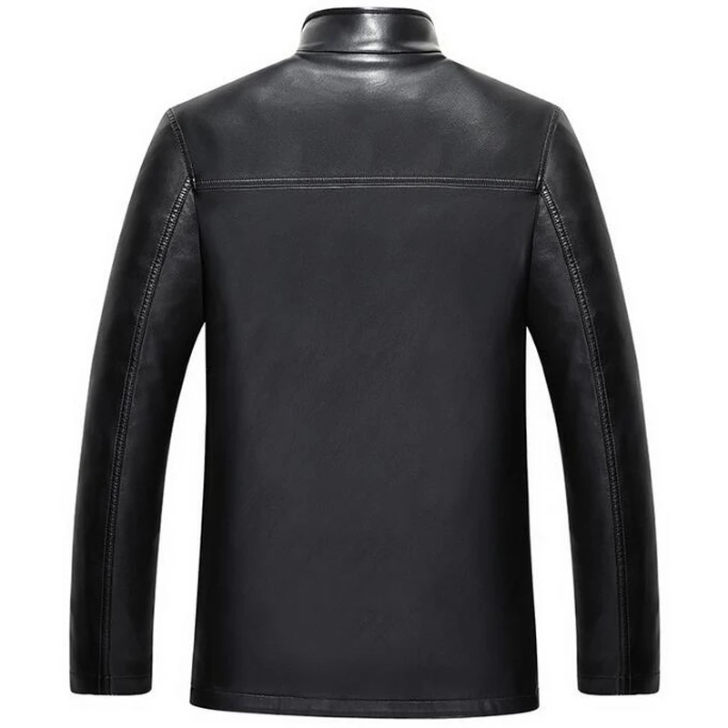Винтажные китайские Брендовые мужские кожаные куртки пальто 3XL размера плюс Роскошные брендовые Дизайнерские мужские кожаные куртки из овчины крутые C1118