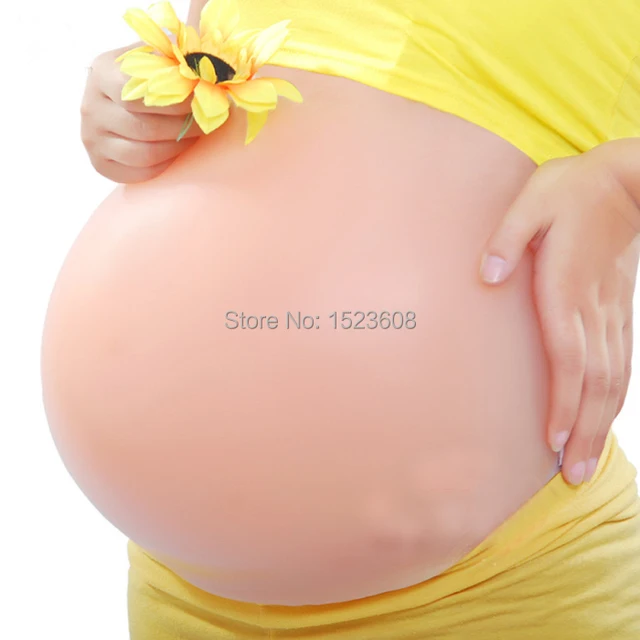 5000g medical silicone belly high quality silicone pregnant belly stomach size