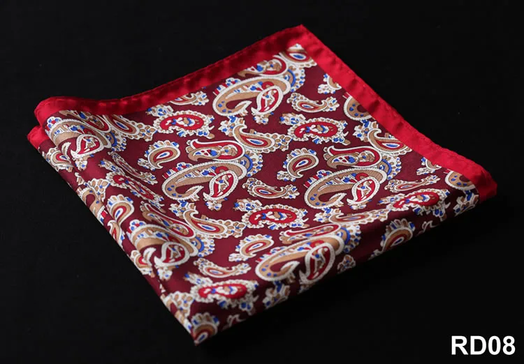 RD08 HN30R Red Burgundy Paisley 41cm