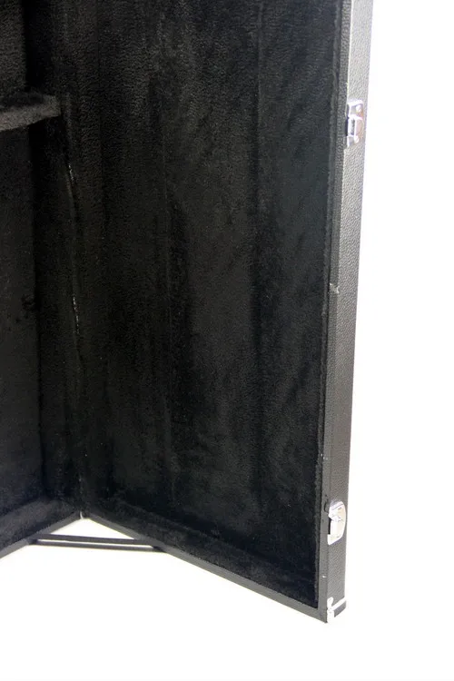 Черная квадратная черная кожаная черная бархатная коробка басовая коробка