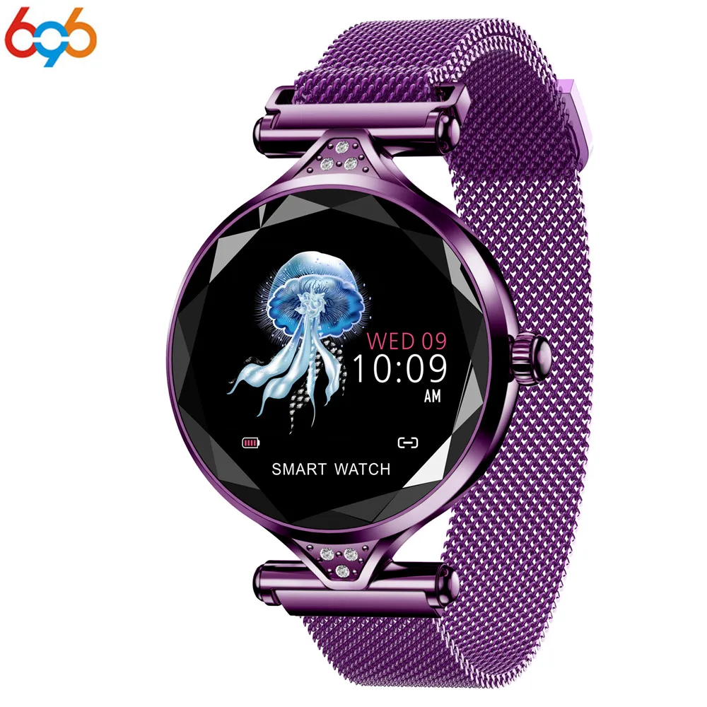 

696 H1 Smart Watch Women Waterproof Bluetooth Heart Rate Monitor Fitness Tracker Lady Fashion Smartwatch Bracelet