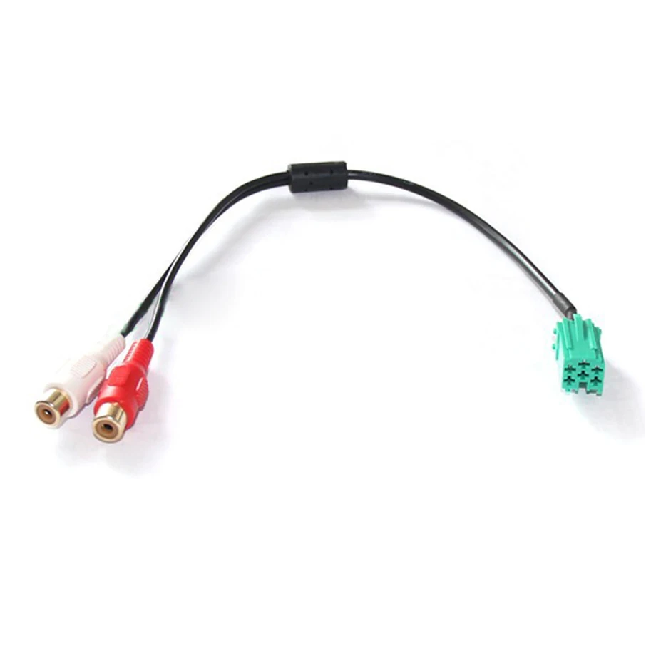Biurlink Mini ISO 6Pin адаптер AUX in RCA кабель для Renault Carminat обновление список|mini iso|mini iso 6piniso