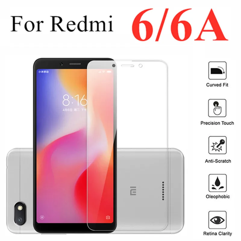 Защитное стекло для Xiaomi Redmi 6 a 6a Защитное стекло для ksiomi resmi remi 6a a6 a 6 закаленное стекло tremp xiaomei xaomi xiomi mi6