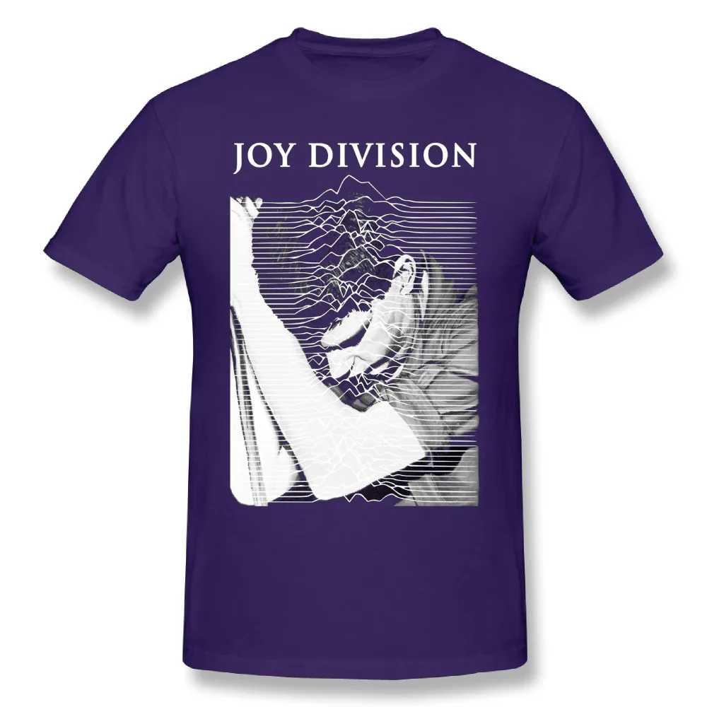 Новое поступление мужская футболка Joy Division модная уличная музыкальная футболка - Цвет: Фиолетовый