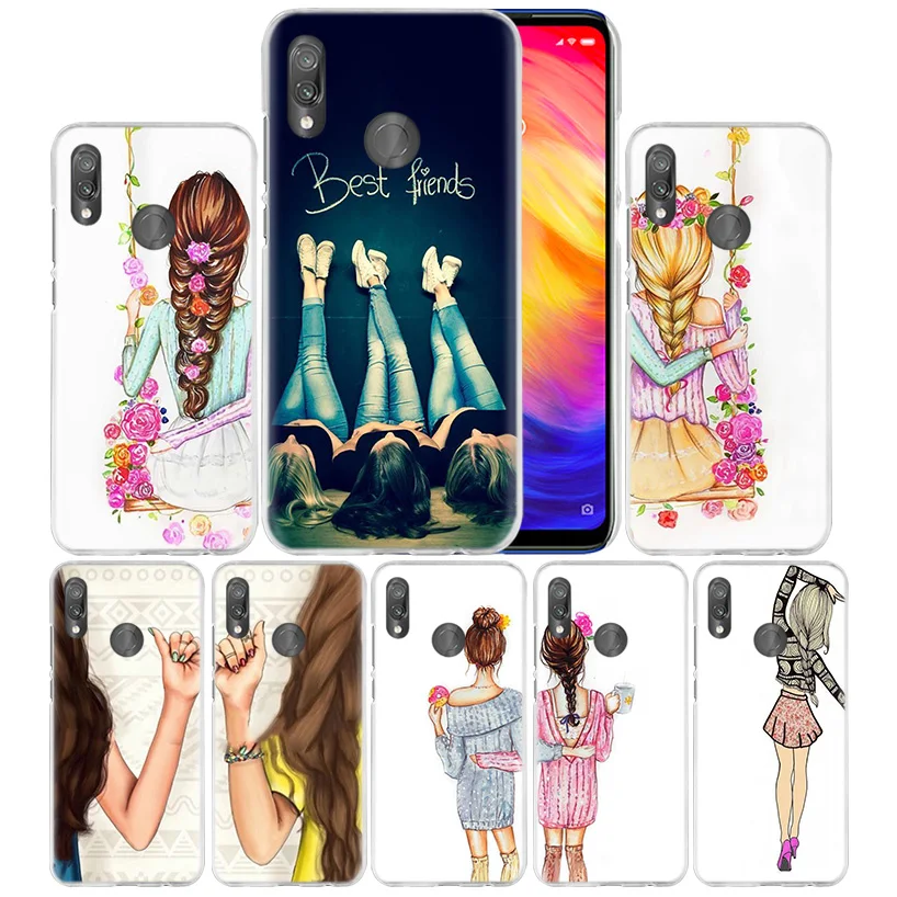 

Together Best friends Case for Xiaomi Redmi Go Note 7 6 6A Pro S2 5 5A 4X Mi A1 A2 9 Mix 3 5G 8 lite Play F1 Hard PC Phone Cover