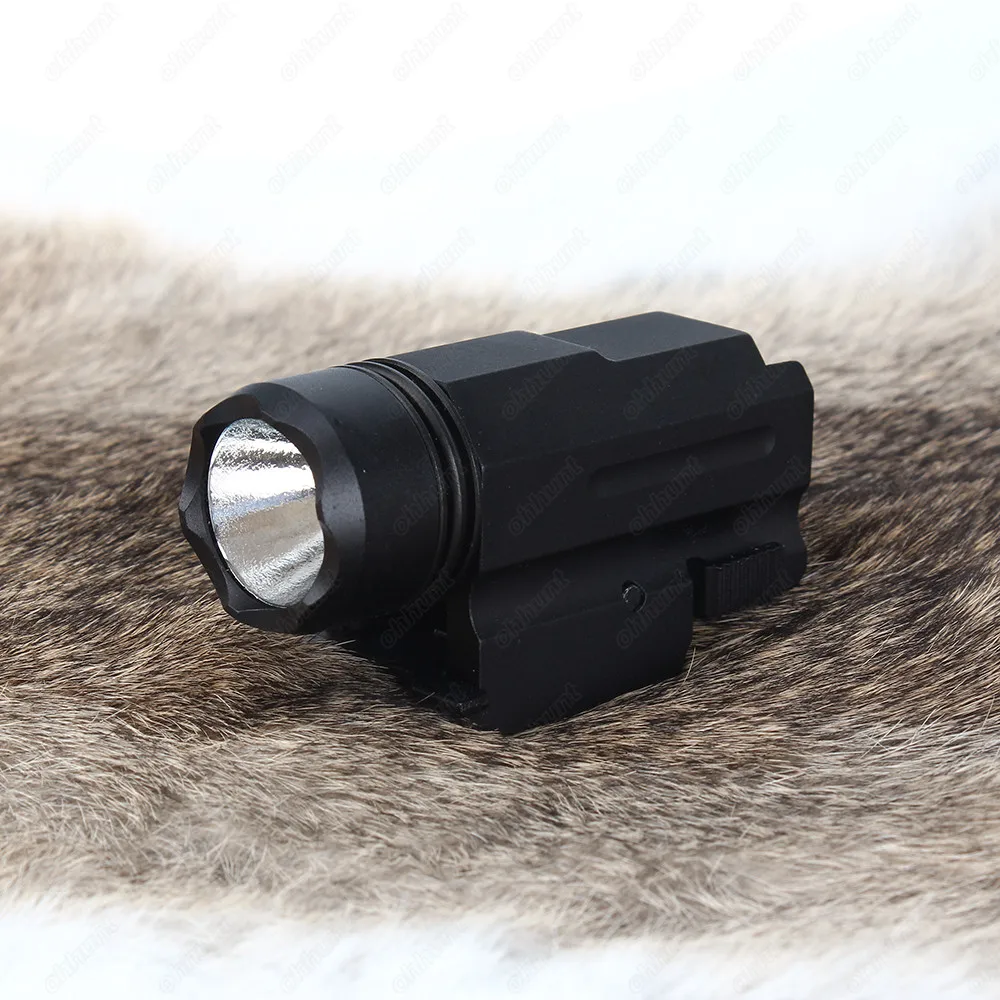ohhunt 200 Lumens White Light Tactical LED Flashlight Quick Release Weaver Picatinny Mount For Pistol M4 Rifle Hunting Shooting (4)