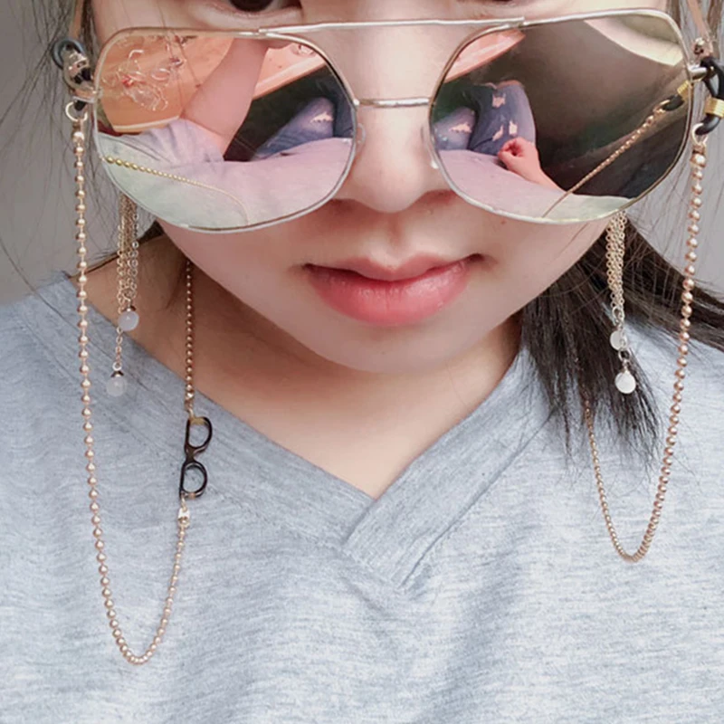 

MLLSE New Brand Personality Fashion Eyeglasses Chains Women Match With All Kinds Of Frames Female Halter Funny Glasses Chains