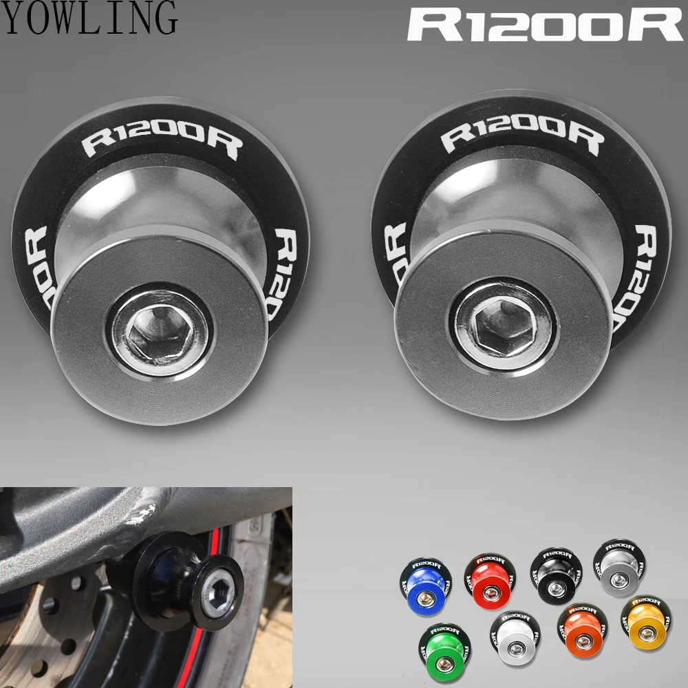 

Motorcycle Stands CNC M8 Swingarm Spools Slider Stand Screws For BMW R1200R R 1200 R/GS/RS/RT R1200R R1200RS R1200RT 2006-2017