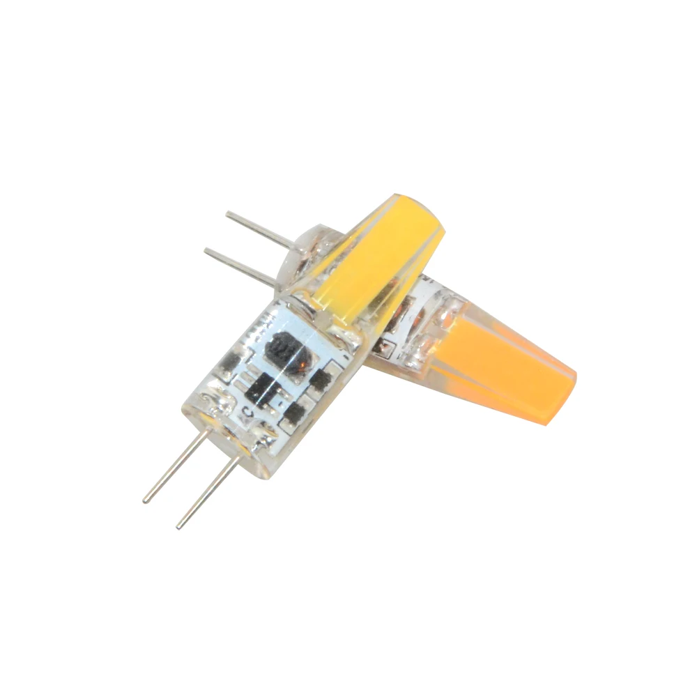 Светодиодная лампа G4 с регулируемой яркостью AC/DC 12V 3W 6W COB светодиодный прожектор