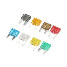 80 шт. ассортимент автомобильный флашковый Предохранитель Авто Стандартный мини-предохранитель Лодка мотоциклетный предохранитель 2/5/7,5/10/15/20/25/30 Ампер Ассортимент Комплект