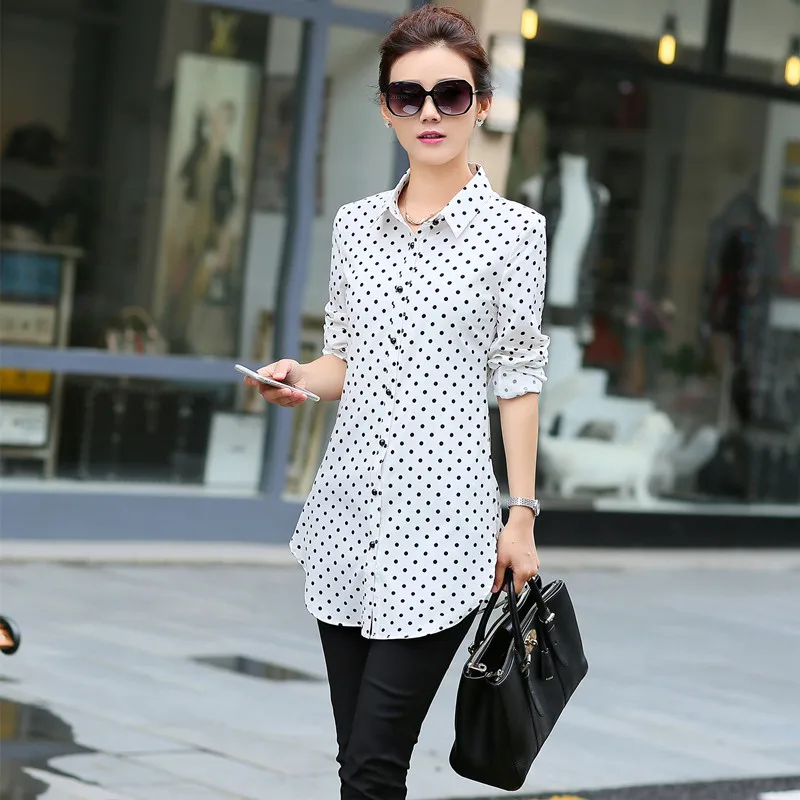 Блузка женская с длинным рукавом 2020 хлопок принтом|blusas femininas|printed blouseblouse fashion |