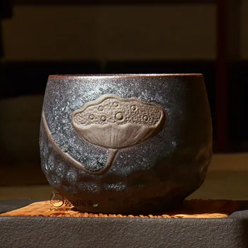 

130ml Japanese-style coarse pottery cups master cups retro clay pot Kung Fu tea cups