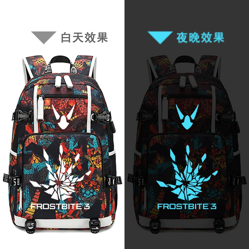 

Honkai Impact 3 Anti Thief Travel Backpack USB Charging Laptop Backpack Oxford School Bags for Teenage Girls Women Rucksack