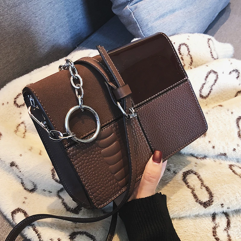European Retro Fashion Square Bag 2018 New Quality Pu Leather Womens Designer Handbag Splicing Chain Shoulder Messenger Bsgs huismerk kopen in de aanbieding European Retro Fashion Square Bag 2018 New Quality Pu Leather Womens Designer Handbag Splicing Chain Shoulder Messenger Bsgs huismerk kopen in de aanbieding
