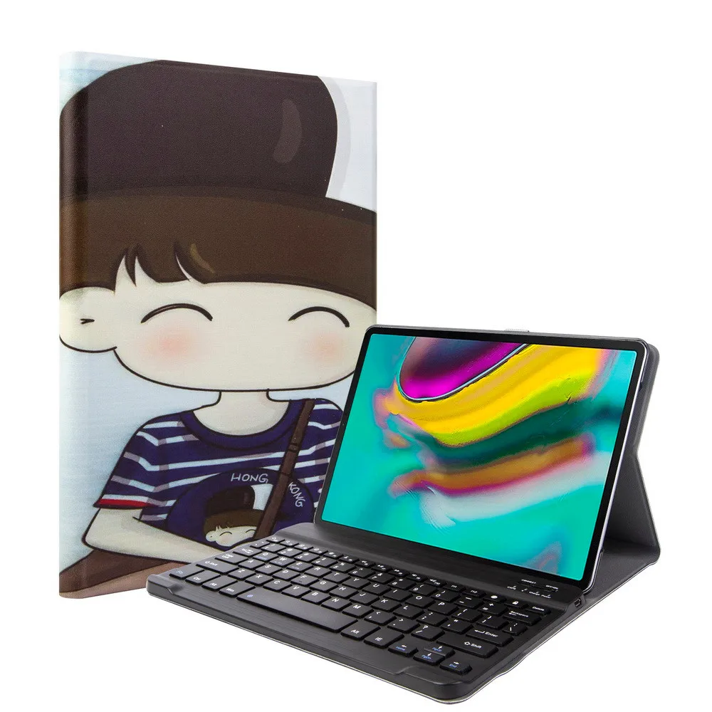 H OMESHIN для Samsung Galaxy Tab S5E 10,5 дюймов кронштейн для столешницы Bluetooth чехол с клавиатурой Trinity интеллигентая(ый) портативность 0713 - Цвет: H