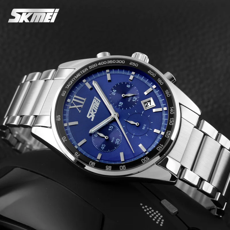 Prix pour Top Marque De Luxe SKMEI Chronographe 6 Fonction Main Militaire Hommes Montre En Acier Plein Quartz Montres Marque Reloj Deportivo Hombre Prix pour Top Marque De Luxe SKMEI Chronographe 6 Fonction Main Militaire Hommes Montre En Acier Plein Quartz Montres Marque Reloj Deportivo Hombre