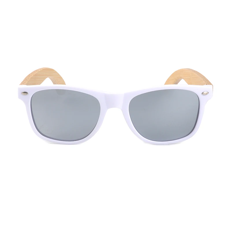BOBO BIRD, женские солнцезащитные очки из бамбукового дерева, поляризационные, Белая Квадратная оправа, винтажные очки oculos de sol feminino C-CG007