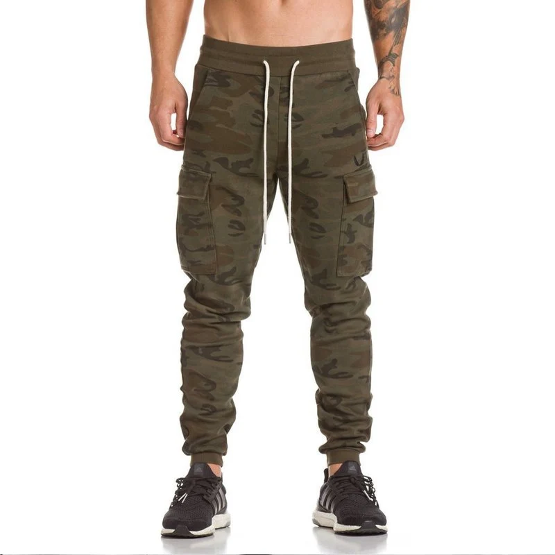 

Cycling Pants Men Women Outdoor Sports Bike Bicycle Pant Elastic Waist Camouflage Running Fitness Fishing Pants Cycling Trousers