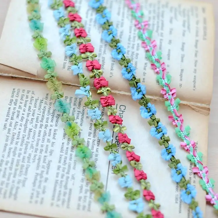 

Foreign weave lace ribbon ribbon rosette lace accessories diy lace 1.2cm width