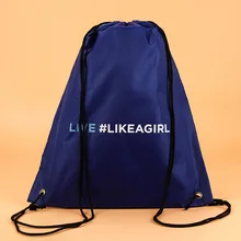 Заказная дешевая Полиэфирная Сумка на шнурке/ торговля рюкзак на шнурке/рекламная сумка на шнурке