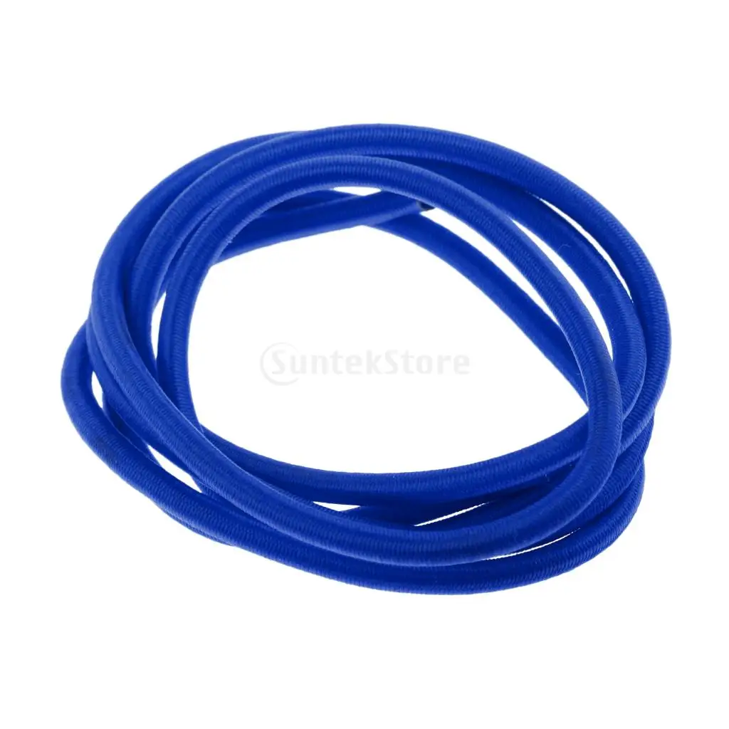  4mm Round Rubber Elastic Bungee Rope Shock Cord Tie Down Boat Trailer Anti-UV 0.5m, 1m, 2m, 300cm, 5m, 10m, 20m, 30m, 50m, 75m