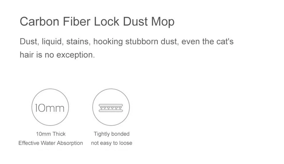 Original Xiaomi Deerma Water Spraying Sweeper Mijia Floor Cleaner Carbon Fiber Dust Mops 360 Rotating Rod 350ml Tank Waxing Mop  (13)