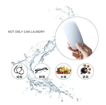

Adoolla Mini Electric USB Ultrasonic Washing Machine Mouse Shape Portable Multi-function Laundry Machine