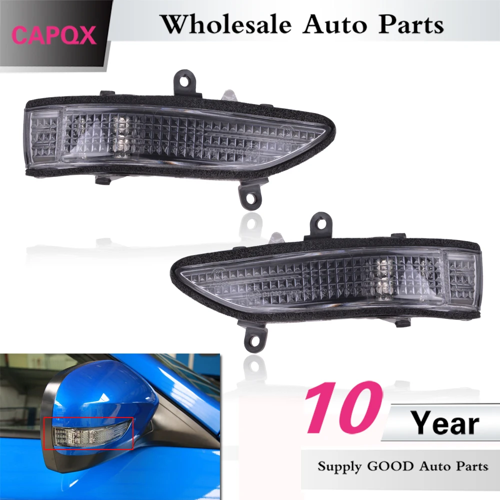 

CAPQX 2PCS For Subaru Legacy Tribeca Forester Outback XV 2010-2016 LED Side Rearview Mirror Turn light Signal Lamp 84401-AG053