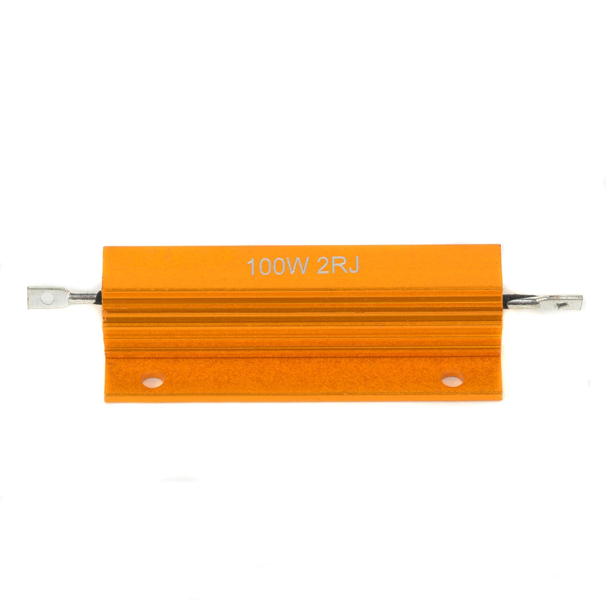 1pc 100W Power Resistor 1R-10R High Temperature Resistant Aluminum Shell Case Wirewound Resistors For Automation Equipment