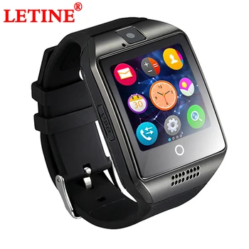 

LETINE Q18 Sport Smart-Watch Phone Women Men Touch Screen Clock Wrist Cell Phone Watch with Camera SIM for iOS Android PK DZ09