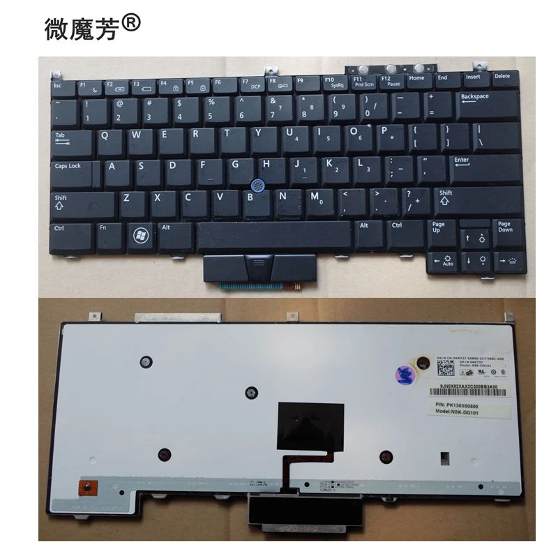 New Us Keyboard For Dell E4300 Black Laptop Keyboard With Backlight Keyboard For Dell Dell E4300 Keyboardkeyboard For Laptop Aliexpress