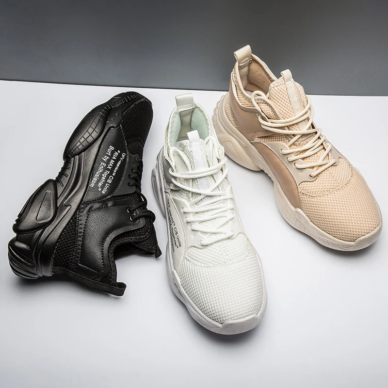 

BIGFIRSE Men Fashion Shoes Outdoor Breathable Man Fashion Sneaker Rubber Leisure Shoes Spring Zapatos Mujer Men's Casual Shoes