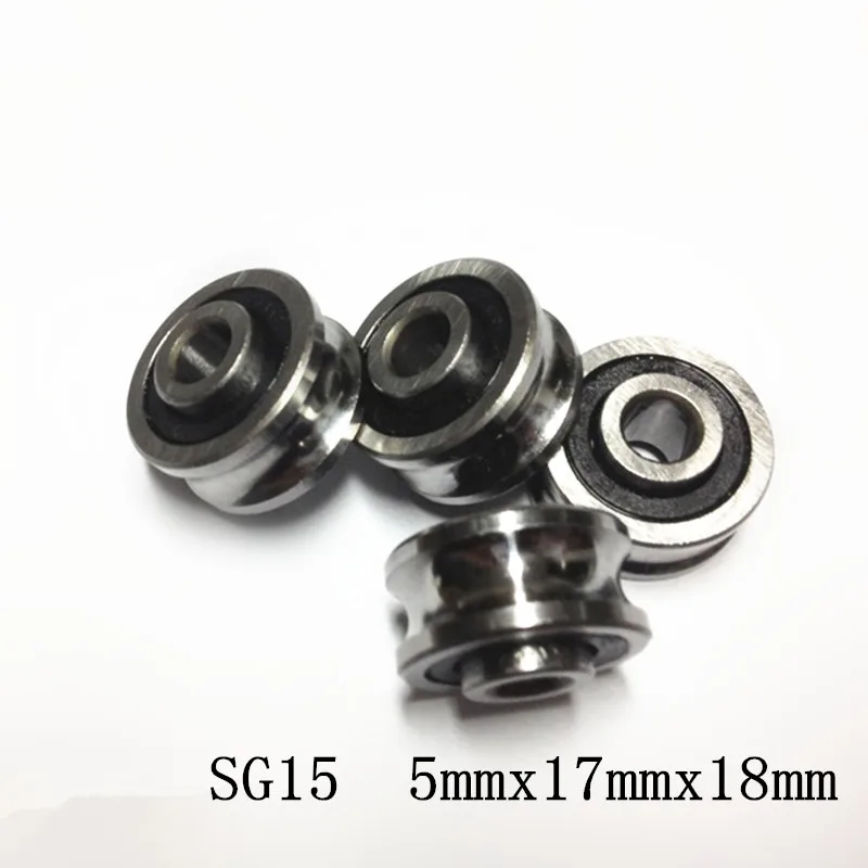 u Sulco Rolamento mm x mm x 17 mm Duplo Row Bola Selado Que Ostente para Milímetros Trilho de Guia Linear 10 Pcs Sg15