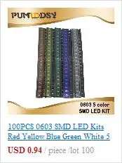 50 шт. 1% 2512 SMD комплект образцов резистора 10 valueX5pcs = 50 шт. 1R00 R500 R470 R330 R220 R200 R150 R100 R050 R010