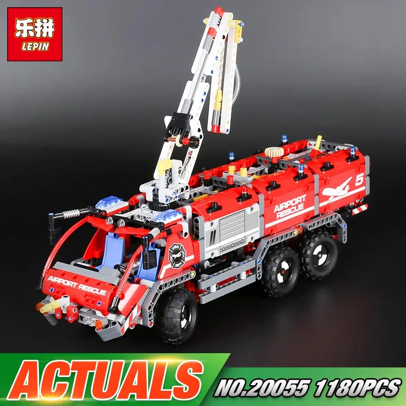 

Lepin 20055 Technic Toys Mechanical Series The 42068 Rescue Vehicle Set Children Building Blocks Bricks Car Model Kids Toys Gift