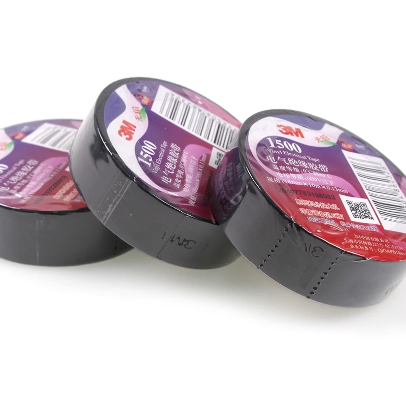 

10pcs General Purpose 3m Tape PVC Electrical Insulation Tape 10 Meters Flame Retardant Insulation Tape