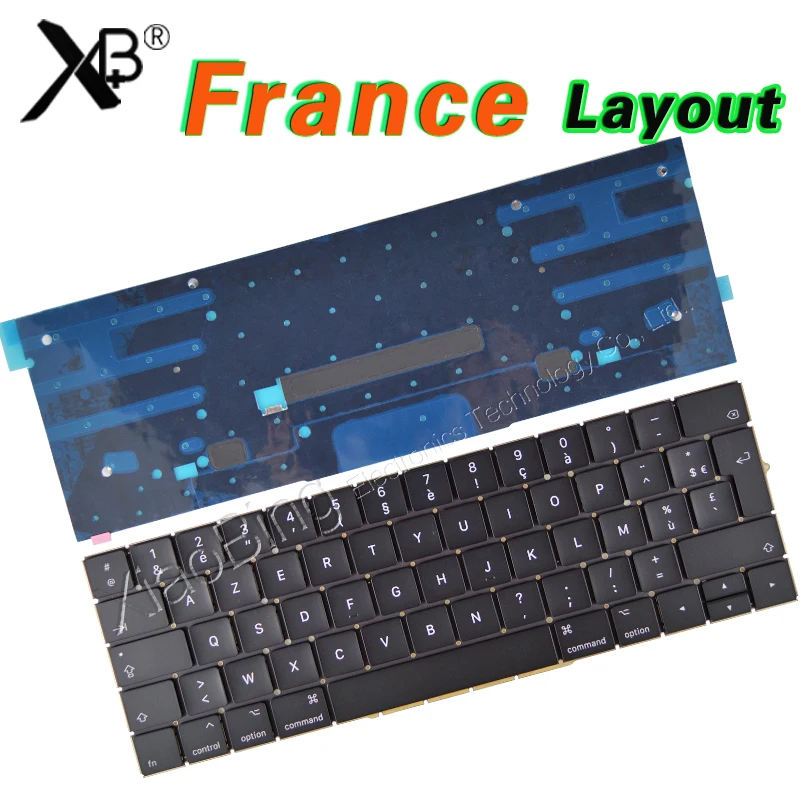 Новая клавиатура A1707 для Macbook Pro Retina 15 дюймов французская AZERTY с подсветкой EMC3072 EMC3162