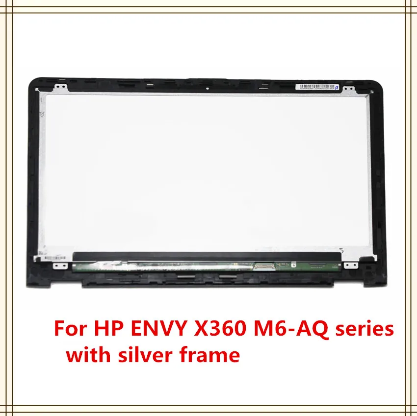 15.6" FHD IPS LCD Touch Screen Digitizer Assembly+Bezel For HP ENVY