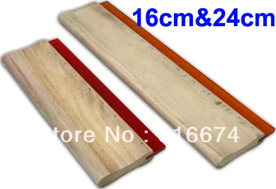 

Free shipping Discount Cheap 2 pcs Silk Screen Printing Squeegee 16cm/24cm (6.3/9.4inch) Ink Scaper Tools Materials