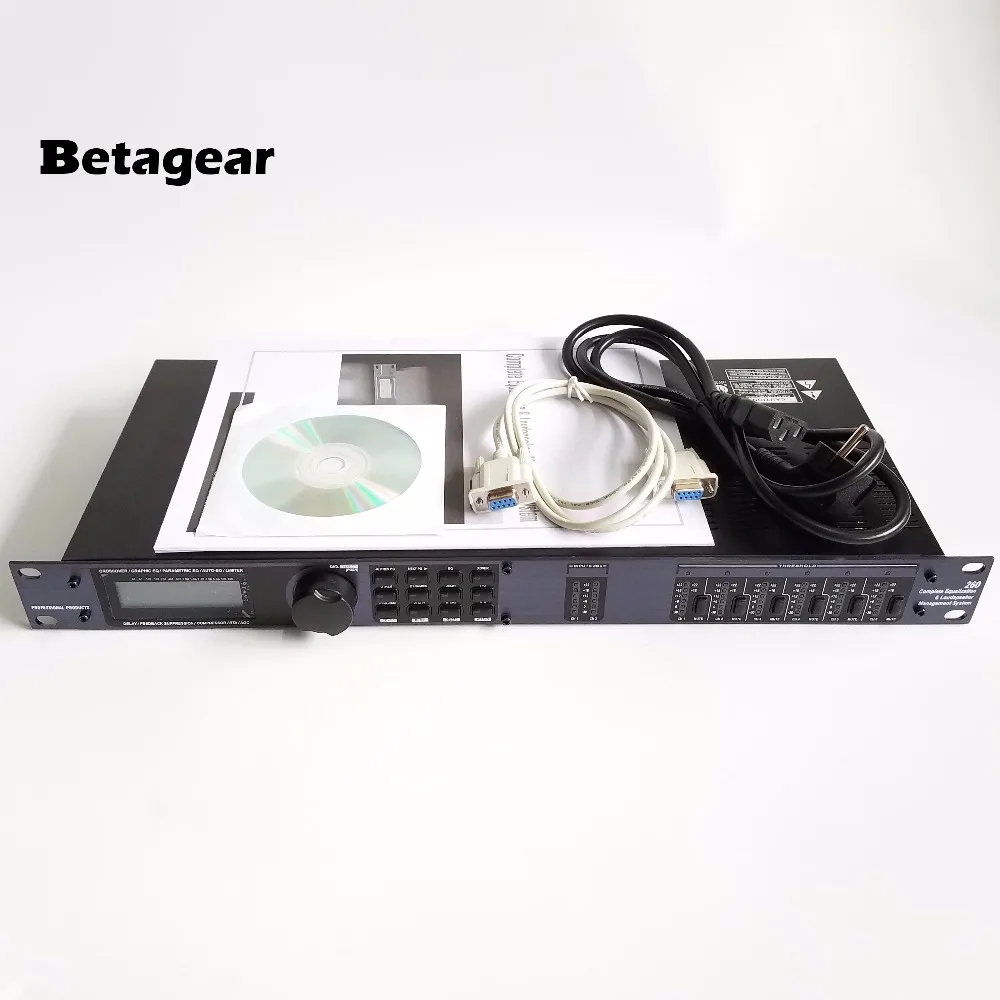 Betagear260 PA260 Аудиопроцессор профессиональный громкоговоритель Управление Системы PA Системы 3-In/6-Out DSP процессор