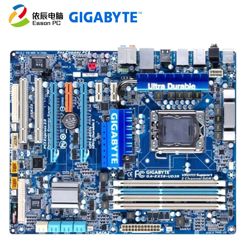

GIGABYTE GA-EX58-UD3R desktop motherboard LGA1366 Core i7 DDR3 ATX