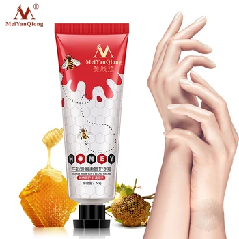 

Honey Milk Soft Hand Cream Lotions Serum Repair Nourishing Hand Skin Care Moisturizing Anti Chapping Anti Aging Whitening Cream