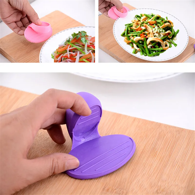 

1pc Silicone Finger Clip Anti-hot Kitchen Tools Microwave Insulation Non-slip Gadgets Tool Kitchen for Home Kitchen AccessoriesS