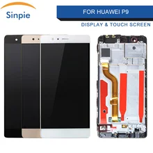 

Sinpie 100%Tested Working For Huawei P9 LCD Display With Touch Screen Digitizer With Frame Spare Parts Free Tools