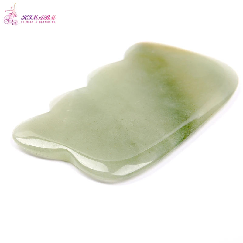 HIMABM 1Pcs natural Green Aventurine Guasha board massage tool facial treatment scraping tool for body health care reiki healing HIMABM 1Pcs natural Green Aventurine Guasha board massage tool facial treatment scraping tool for body health care reiki healing
