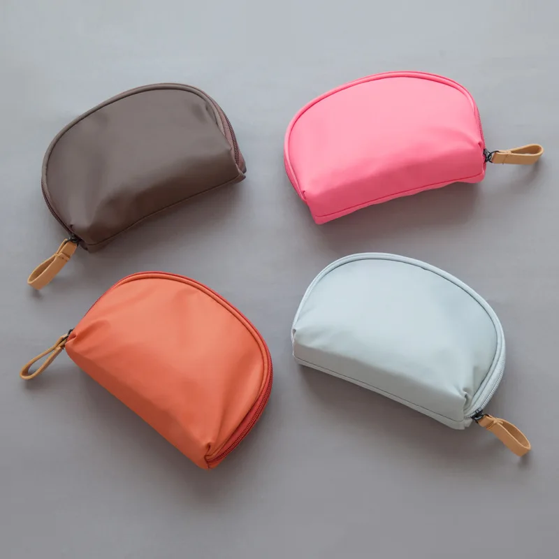 

1 piece small/large women cosmetic bag travel use zipper opening mini Storage sector bag Waterproof nylon/polyester inside bag