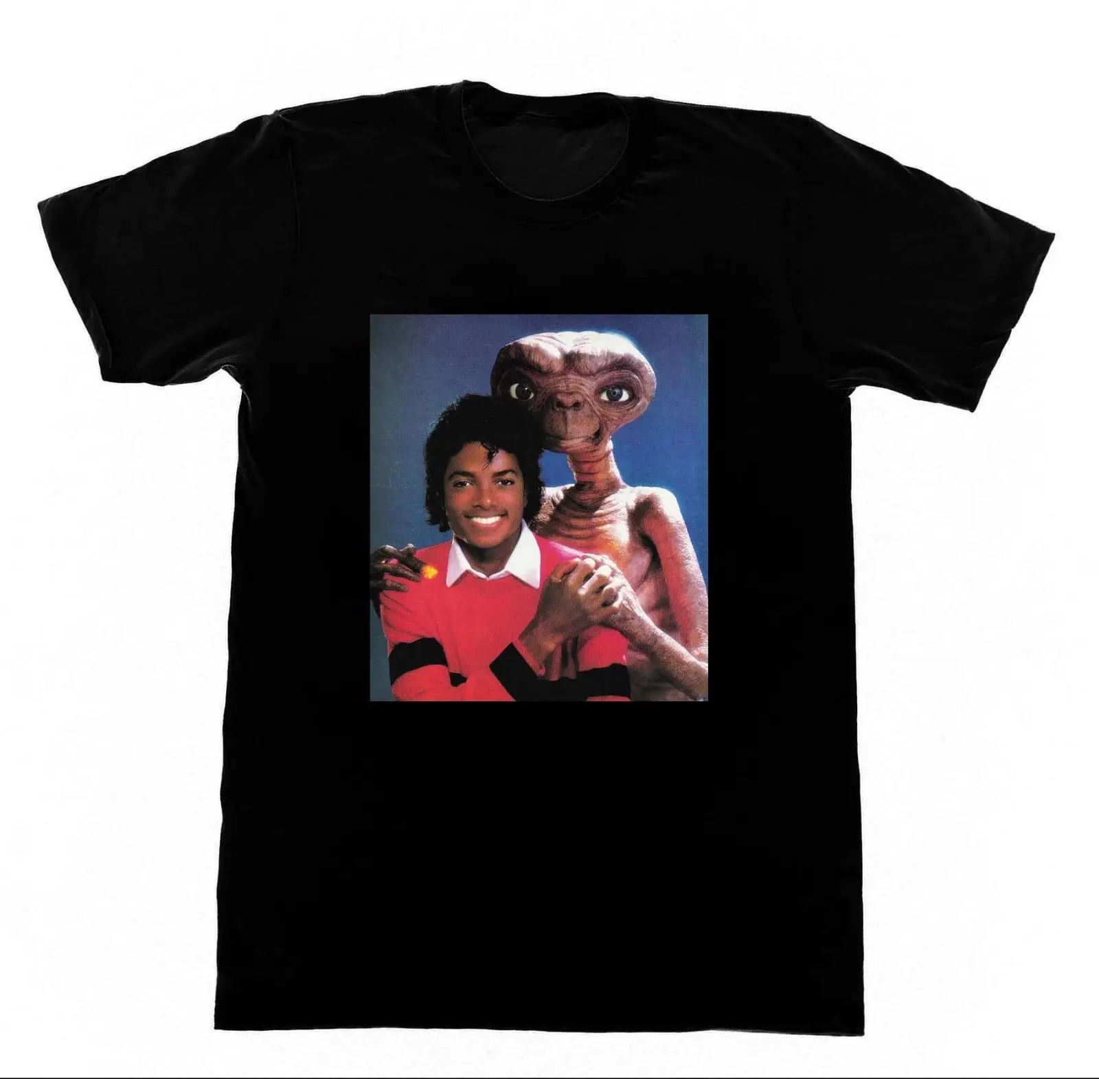 2019 Cool Michael Jackson &amp E.T. Tshirt 43 Shirt Atari 80S Sci Fi Pop Ugly Unisex Tee | Мужская одежда
