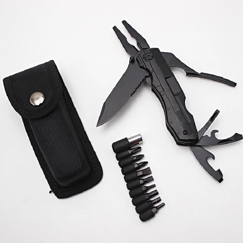 New Pocket Folding Knife multitool High quality Stainless Outdoor Camping Survive Multi-functional Pliers Opener Knife Tool Set New Pocket Folding Knife multitool High quality Stainless Outdoor Camping Survive Multi-functional Pliers Opener Knife Tool Set