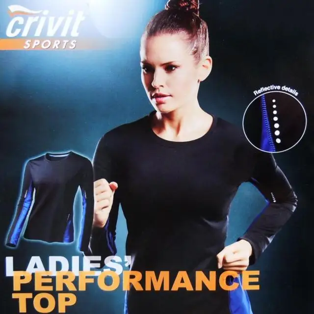 Langarm Pullover crivit Sports Ladies Performance Top 
