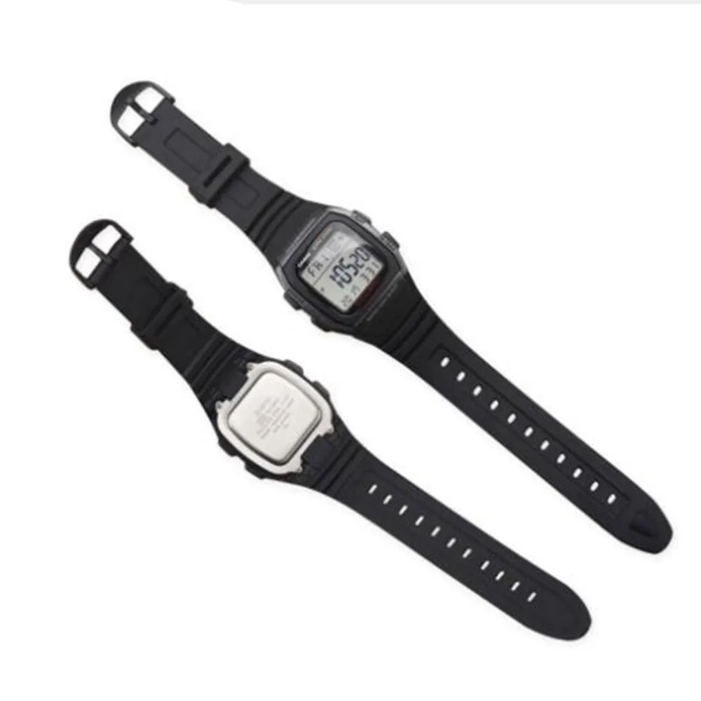 

Silicone Watch Band Stainless Steel Pin Buckle Watchband for Casio W-96H Sports Men Women Strap Bracelets new
